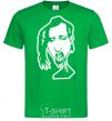 Men's T-Shirt Marilyn Manson face kelly-green фото