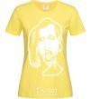 Women's T-shirt Marilyn Manson face cornsilk фото