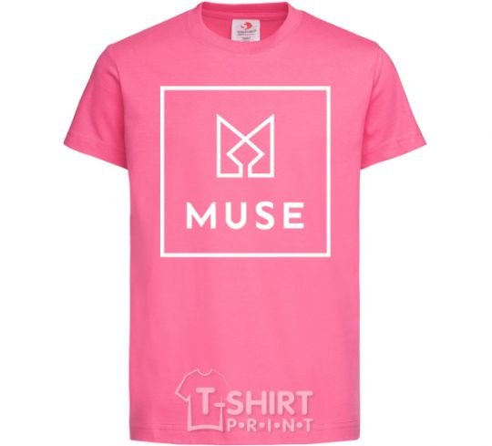 Kids T-shirt Muse logo heliconia фото