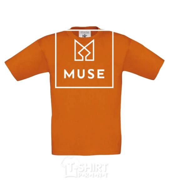 Kids T-shirt Muse logo cornsilk фото