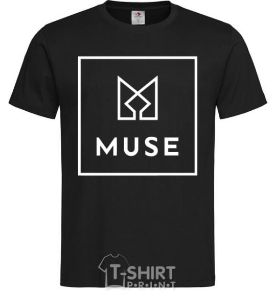 Мужская футболка Muse logo Черный фото