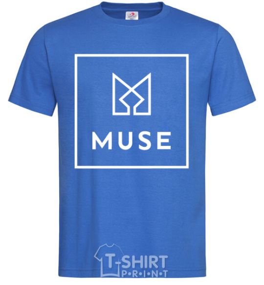 Men's T-Shirt Muse logo royal-blue фото