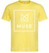 Men's T-Shirt Muse logo cornsilk фото