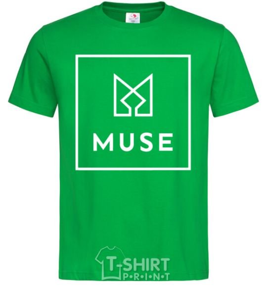 Men's T-Shirt Muse logo kelly-green фото