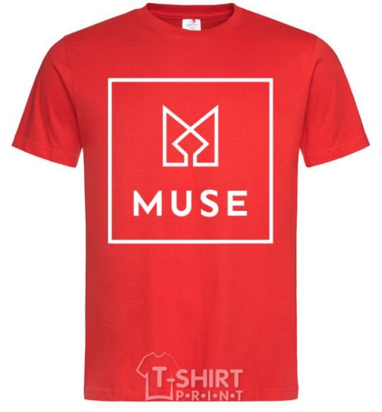 Men's T-Shirt Muse logo red фото