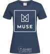 Женская футболка Muse logo Темно-синий фото