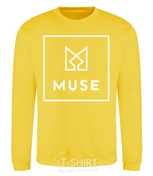 Sweatshirt Muse logo yellow фото