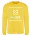 Sweatshirt Muse logo yellow фото