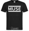 Мужская футболка Muse logo white Черный фото