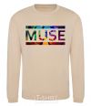 Свитшот Muse logo color Песочный фото