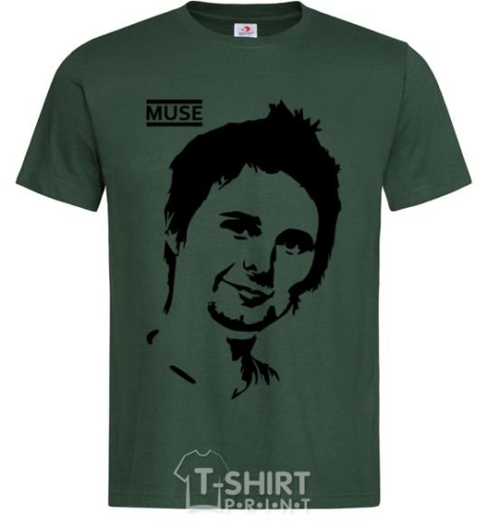 Men's T-Shirt Muse Matthew Bellamy bottle-green фото