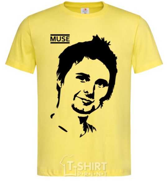 Men's T-Shirt Muse Matthew Bellamy cornsilk фото