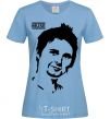 Women's T-shirt Muse Matthew Bellamy sky-blue фото