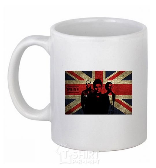 Ceramic mug Muse flag White фото