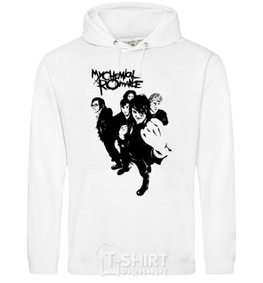 Men`s hoodie MCR White фото