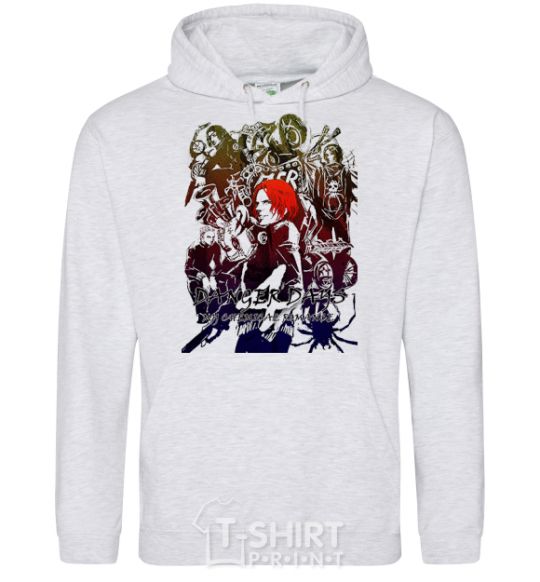 Men`s hoodie My chemical romance art sport-grey фото