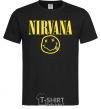 Мужская футболка Nirvana logo Черный фото