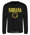 Sweatshirt Nirvana logo black фото