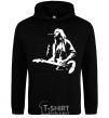 Men`s hoodie Kurt Cobain guitar black фото