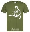 Men's T-Shirt Kurt Cobain guitar millennial-khaki фото