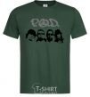 Мужская футболка POD faces Темно-зеленый фото