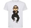 Kids T-shirt Gangnam Psy White фото