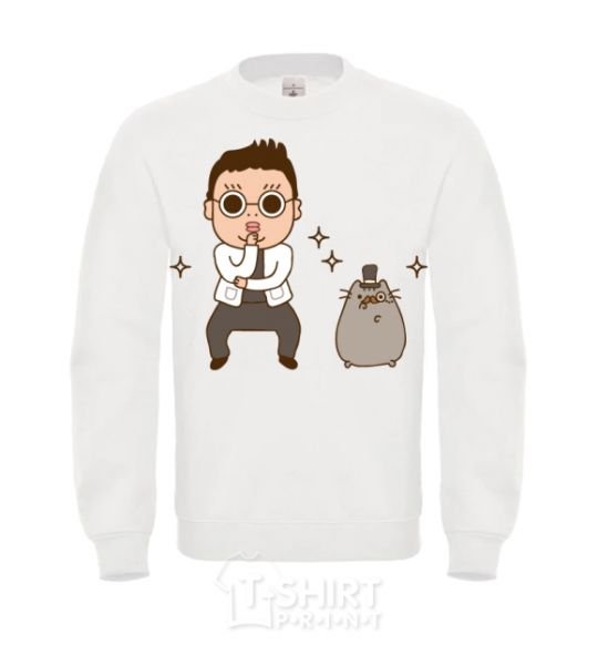 Sweatshirt Psy luv it White фото