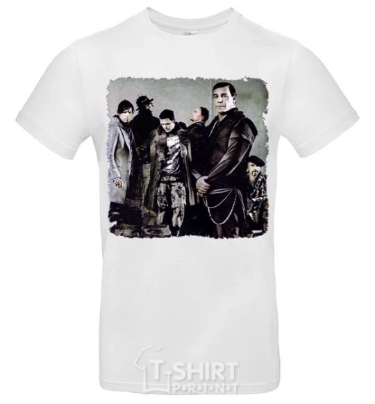 Men's T-Shirt Rummstein group White фото