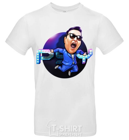 Men's T-Shirt Psy fullcolor White фото