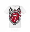 Мужская футболка Rolling stones tattoo Белый фото