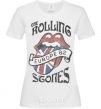 Women's T-shirt Rolling stones europe 82 White фото