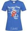 Women's T-shirt The Rolling Stones sticky fingers royal-blue фото