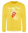 Sweatshirt The Rolling Stones sticky fingers yellow фото