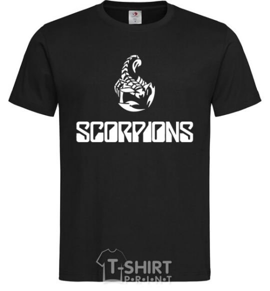 Men's T-Shirt Scorpions logo black фото