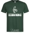 Men's T-Shirt Scorpions logo bottle-green фото