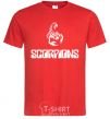 Men's T-Shirt Scorpions logo red фото