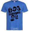 Men's T-Shirt Scorpions faces royal-blue фото