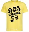 Men's T-Shirt Scorpions faces cornsilk фото