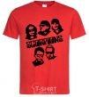 Men's T-Shirt Scorpions faces red фото