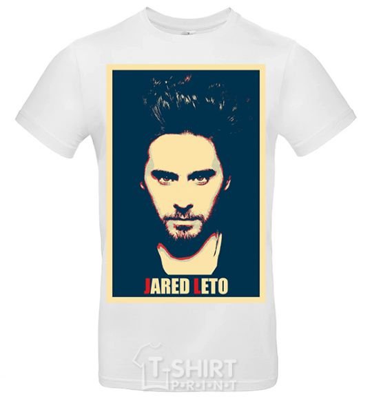 Men's T-Shirt Jared Leto White фото