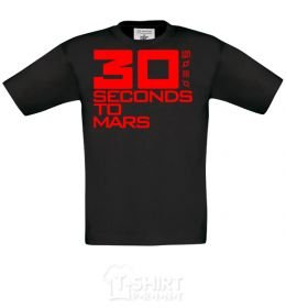 Kids T-shirt 30 seconds to mars logo black фото