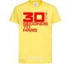 Kids T-shirt 30 seconds to mars logo cornsilk фото
