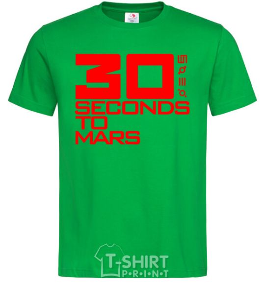 Men's T-Shirt 30 seconds to mars logo kelly-green фото