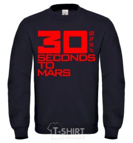 Sweatshirt 30 seconds to mars logo black фото
