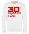 Sweatshirt 30 seconds to mars logo White фото