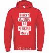 Men`s hoodie Thirty seconds to f mars bright-red фото