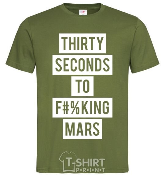 Men's T-Shirt Thirty seconds to f mars millennial-khaki фото