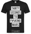 Men's T-Shirt Thirty seconds to f mars black фото