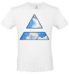 Men's T-Shirt 30 Seconds To Mars triangle White фото