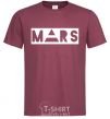 Men's T-Shirt Mars burgundy фото